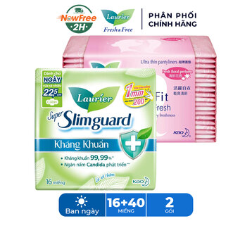 Combo 2 Gói Băng Vệ Sinh Laurier Tiện Lợi Cho Ban Ngày