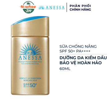 Sữa Chống Nắng Anessa Dưỡng Da Kiềm Dầu 60ml