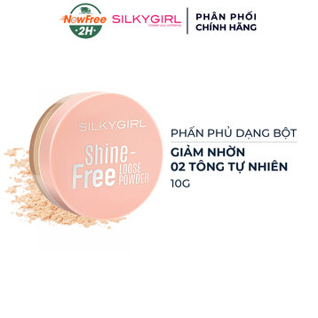 Phấn Phủ Silkygirl Dạng Bột Giảm Nhờn 02 Tông Tự Nhiên 10g