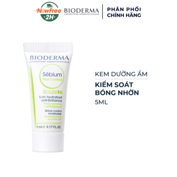 [Mini] Kem Dưỡng Ẩm Bioderma Kiểm Soát Bóng Nhờn 5ml
