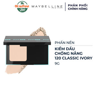 Phấn Nền Maybelline Kiềm Dầu Chống Nắng Màu 120 9g