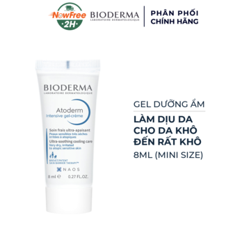 [Mini] Gel Dưỡng Ẩm Bioderma Làm Dịu Cho Da Rất Khô 8ml