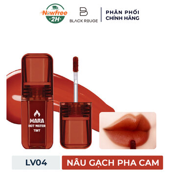 Son Tint Black Rouge LV04 Hell Mara Nâu Gạch Pha Cam 4.5g