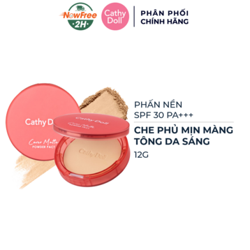 Phấn Nền Cathy Doll Mịn Lì 02 Light Beige - Da Sáng 12g