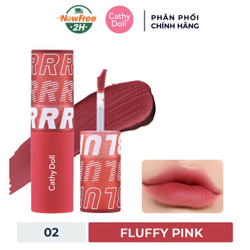Son Kem Lì Cathy Doll #02 Fluffy Pink 3.5 g