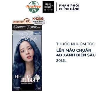Thuốc Nhuộm Tóc Mise en scène 4B Màu Xanh Biển Sâu 30ml