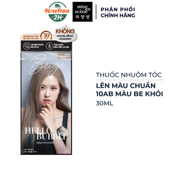 Thuốc Nhuộm Tóc Mise en scène 10AB Màu Be Khói 30ml