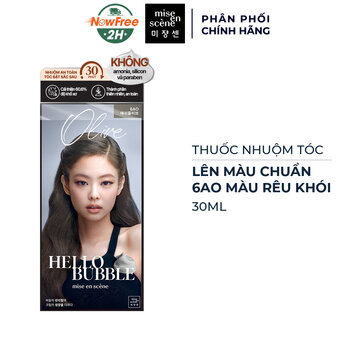 Thuốc Nhuộm Tóc Mise en scène 6AO Màu Rêu Khói 30ml