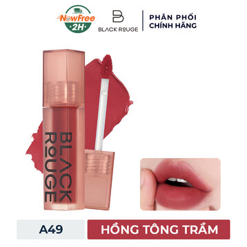 Son Kem Lì Black Rouge A49 Pastel Rose Hồng Tông Trầm 4.5ml
