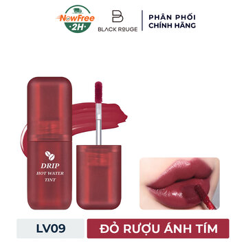 Son Tint Black Rouge LV09 Mauve Roasting Đỏ Rượu Ánh Tím 4.5g
