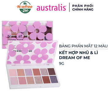 Bảng Phấn Mắt Australis 12 Màu Dream Of Me 9g