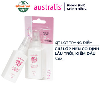 Xịt Lót Trang Điểm Australis Make Up Primer Spritz 50ml