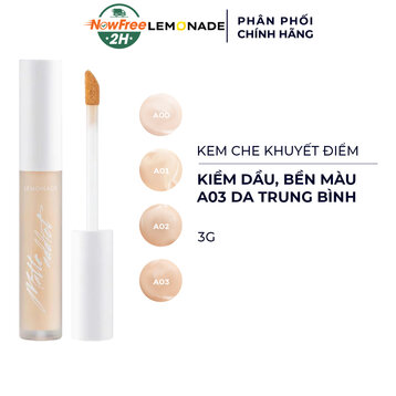 Kem Che Khuyết Điểm Lemonade Kiềm Dầu A03 Da Trung Bình 3g