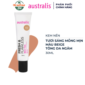 Kem Nền Australis Tươi Sáng Mỏng Mịn Màu Beige 30ml