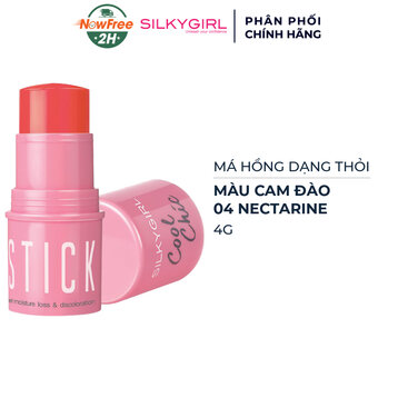 Má Hồng Silkygirl Dạng Thỏi Màu Cam Đào 04 Nectarine 4g