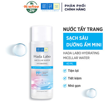 Nước Tẩy Trang Hada Labo Sạch Sâu Dưỡng Ẩm 40ml