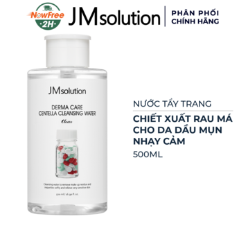 Nước Tẩy Trang JMsolution Rau Má Cho Da Dầu Mụn 500ml