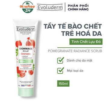 Tẩy Tế Bào Chết Evoluderm Trẻ Hóa Da Chiết Xuất Lựu Đỏ 150g