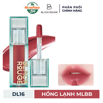 Son Tint Black Rouge DL16 Rose Quartz - Hồng Lạnh MLBB 4.1g
