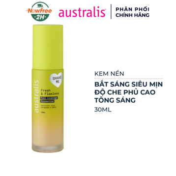 Kem Nền Australis Bắt Sáng Che Phủ Cao Màu Fairest 30ml
