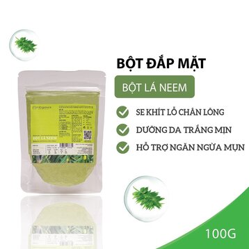 Bột Lá Neem Milaganics Se Lỗ Chân Lông, Sáng Da 100g