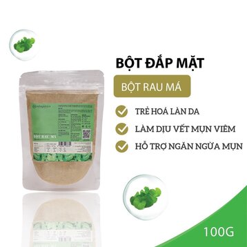 Bột Rau Má Milaganics Làm Dịu Và Trẻ Hoá Da 100g