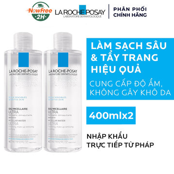 Combo 2 Nước Tẩy Trang La Roche-Posay Dành Cho Da Nhạy Cảm 400ml
