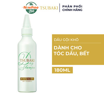 Dầu Gội Khô Tsubaki Dạng Gel Dành Cho Tóc Dầu, Bết 180ml
