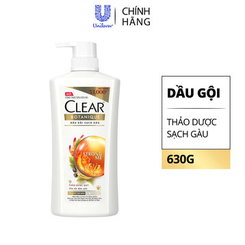 Dầu Gội Clear 9 Thảo Dược Chăm Sóc Da Đầu Yếu 630g