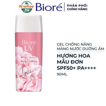 Gel Chống Nắng Bioré Màng Nước Dưỡng Ẩm Hương Hoa Mẫu Đơn 90ml