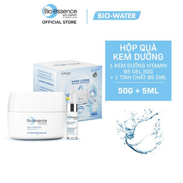 [Hộp Quà] Kem Dưỡng Ẩm Bio-essence 50g + Tinh Chất 5ml