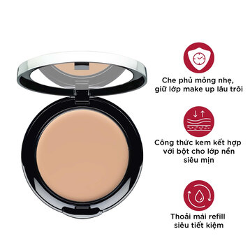 Kem Nền Và Phấn Phủ Artdeco Màu 2 Tender Beige 9g