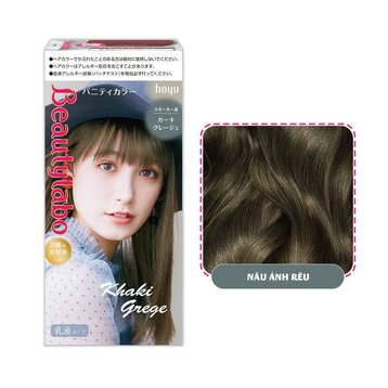 Thuốc Nhuộm Tóc Beautylabo Vanity Dạng Kem Nâu Rêu 133ml