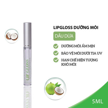 Lipgloss Dưỡng Môi Milaganics Dầu Dừa 5ml
