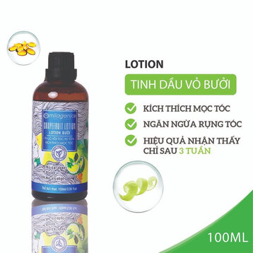 Lotion Bưởi Milaganics Kích Thích Mọc &amp; Ngừa Rụng Tóc 100ml