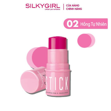 Má Hồng Silkygirl Dạng Thỏi Màu Hồng 02 Pink 4g