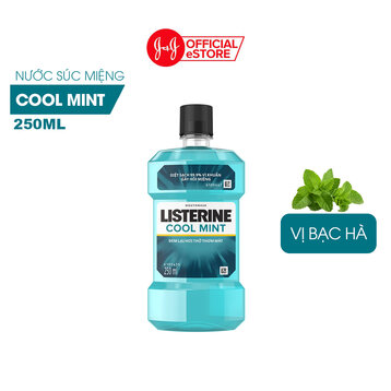 Nước Súc Miệng Listerine Hơi Thở Thơm Mát 250ml