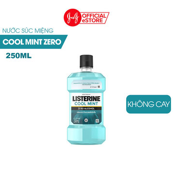 Nước Súc Miệng Listerine Hơi Thở Thơm Mát Không Cay 250ml