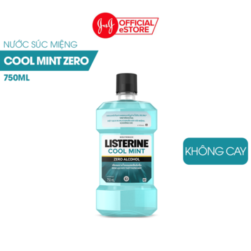 Nước Súc Miệng Listerine Hơi Thở Thơm Mát Không Cay 750ml