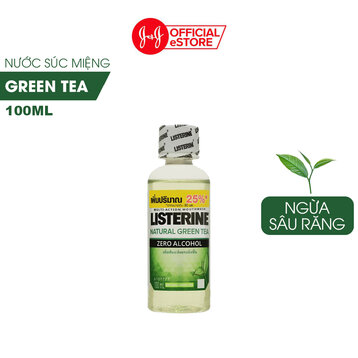Nước Súc Miệng Listerine Trà Xanh Ngừa Sâu Răng 100ml