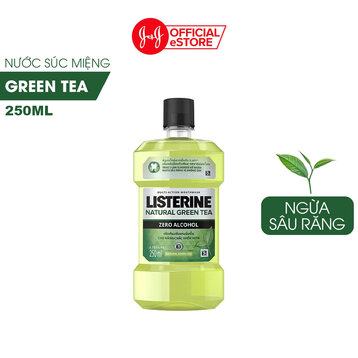 Nước Súc Miệng Listerine Trà Xanh Ngừa Sâu Răng 250ml