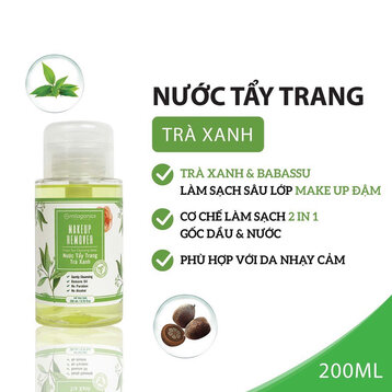 Nước Tẩy Trang Milaganics Trà Xanh Cho Da Dầu Mụn 200ml