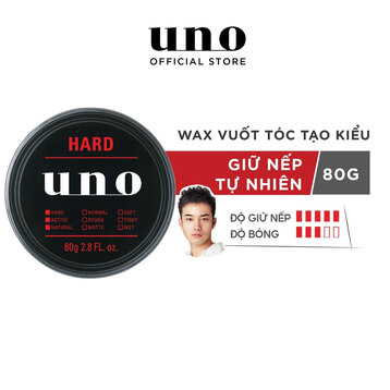 Sáp Vuốt Tóc Tạo Kiểu Uno Giữ Nếp Tự Nhiên 80g