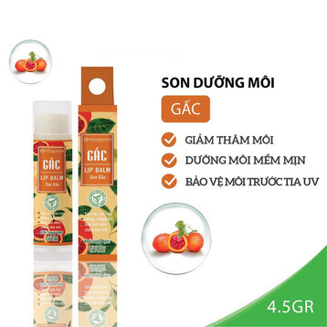 Son Dưỡng Môi Milaganics Gấc Dưỡng Ẩm, Giảm Thâm Môi 4.5g