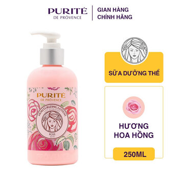 Sữa Dưỡng Thể Purité Mềm Mịn Hương Hoa Hồng 250ml