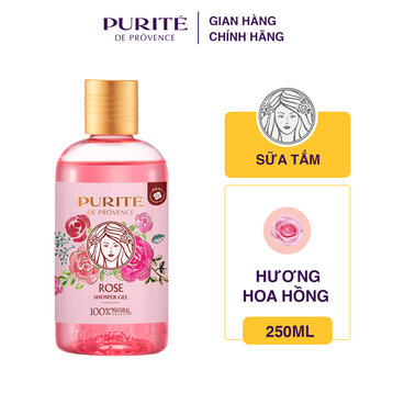 Sữa Tắm Purité Dưỡng Da Mềm Mịn Hương Hoa Hồng 250ml