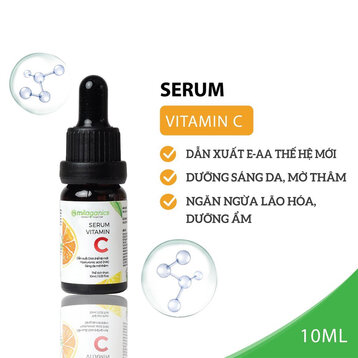 Serum Milaganics Vitamin C EAA Sáng Da &amp; Mờ Thâm 10ml