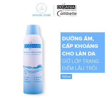 Xịt Khoáng DOLLANIA Cho Mọi Loại Da 150ml