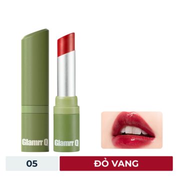 Son Dưỡng Có Màu Glamrr Q Thuần Chay 05 Đỏ Vang 4.5g