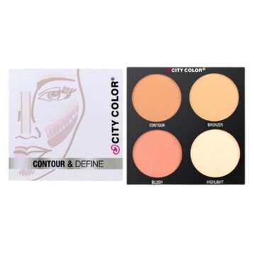 Bảng Tạo Khối Và Bắt Sáng City Color 4 Ô 3.88g